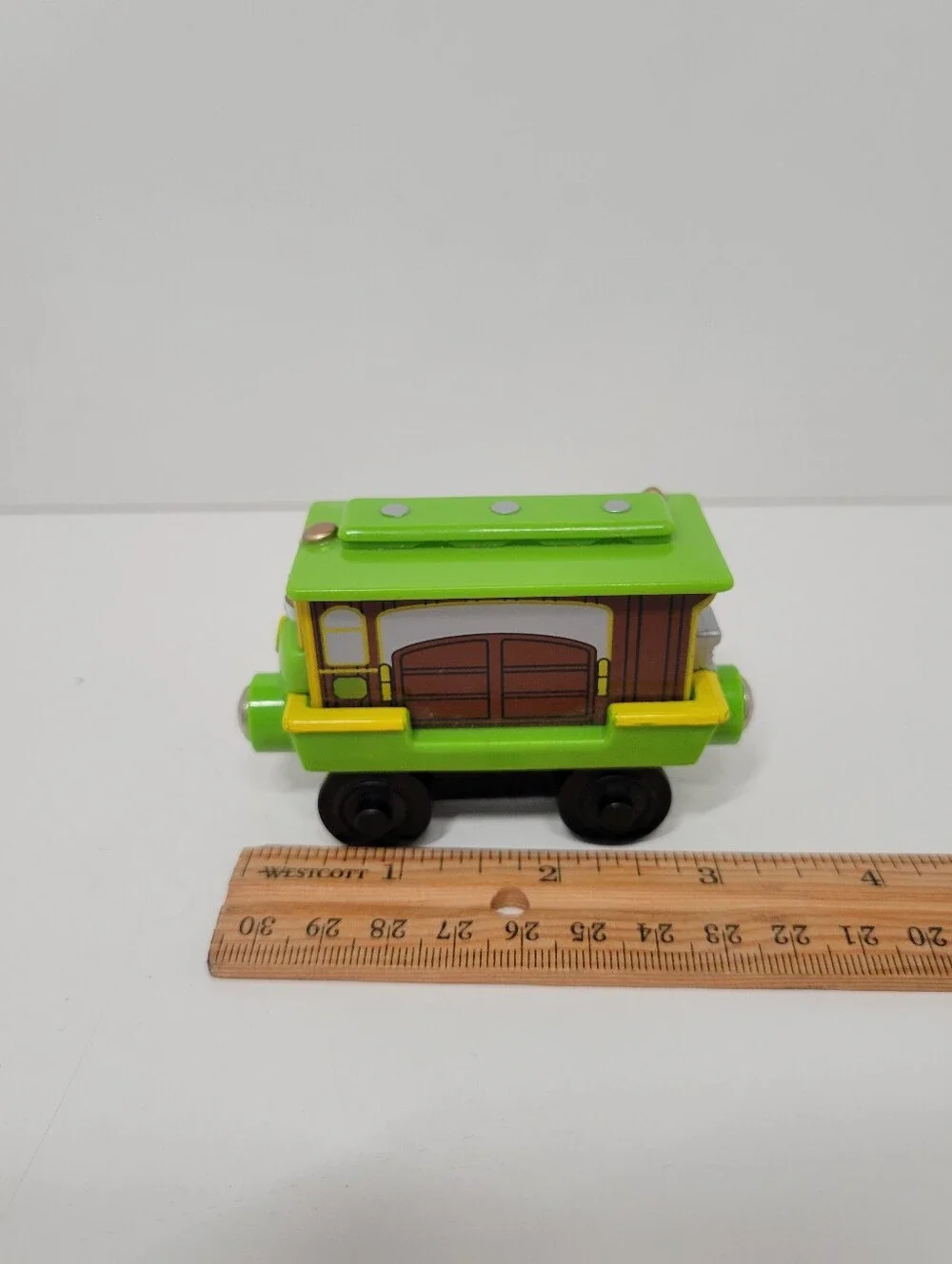 Thomas & Friends Zephie Green Train Engine Wood Magnetic Locomotive Toy